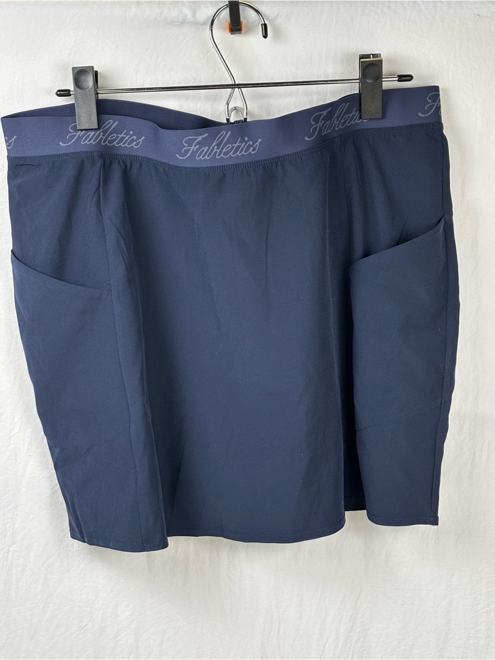 NWT Fabletics women’s XL skirt Navy Performance Skort with Side Pockets